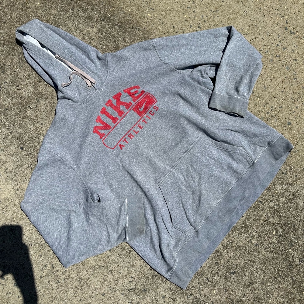 Vintage Nike athletics hoodie gray size XXL baggy